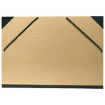 Mapa kartonska sa gumicom i crnim rubovima 32x45 cm(A3) Exacompta 544100E natur