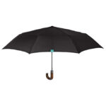 Kišobran automatik sklopivi s drvenom ručkom Time Perletti 26351 crni - Slika 2