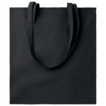 Vrećice za kupovinu pamučna 38x42 cm-duge ručke crna