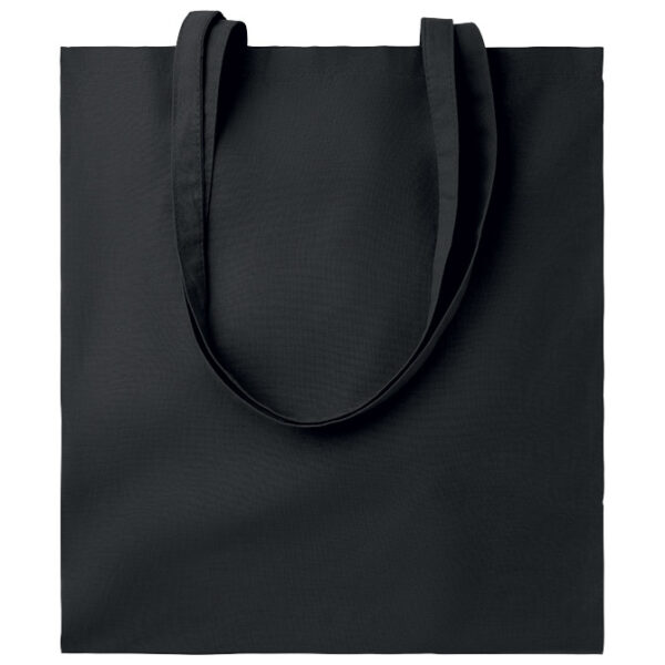 Vrećice za kupovinu pamučna 38x42 cm-duge ručke crna