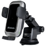 Držač Verbatim FWC-03 Pro 49554 Qi brzi bežicni magnetni auto punjac, 15W, crni - Slika 2