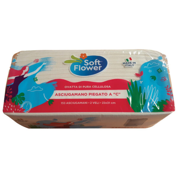 Ručnik papirnati složivi C 23x31 cm dvoslojni pk153 Cartindustria Veneta!!