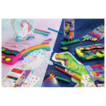 Flomaster školski  20 boja u metalnoj kutiji Connector Dino Faber Castell 155546 - Slika 4