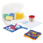 Boja tempera za ruke 100g u čaši 4boje+pribor Primo 823VTDP - Slika 3