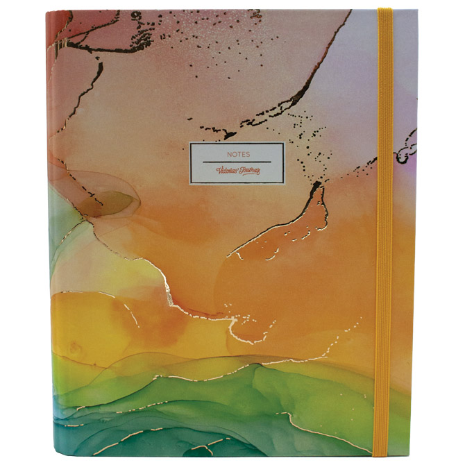 000054902 Organizer 18x23 cm 108L spiralni s gumicom Aquarel 1 Marker 1793 - Slika 1