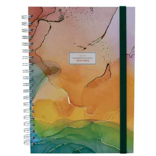 Blok kolegij A4 crte 120L s gumicom Aquarel 1 Marker 2433