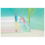 Olovka kemijska gumirana Poly Ball XB Faber Castell 241109 plavo-žuta - Slika 3