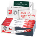 Marker za bijelu ploču 1,5-3 mm W20 Faber Castell 254021 crveni - Slika 2