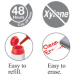 Marker za bijelu ploču 1,5-3 mm W20 Faber Castell 254021 crveni - Slika 3