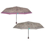 Kišobran automatik(otvaranje+zatvaranje) sklopivi s plastičnom drškom Time Perletti 26329 leopard, sortirano!! - Slika 2