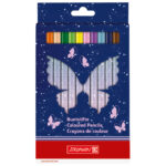 Boje drvene  12boja Jumbo trokutaste Butterfly Brunnen 10-29856 322 blister