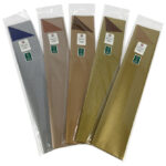 Papir ukrasni Tissue 50x75 cm pk6 Cartotecnica Rossi Z8045 metalik bakreno-platinasti blister - Slika 2