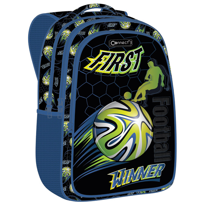 000055283 Ruksak školski anatomski First Winner 24.Connect basic - Slika 1
