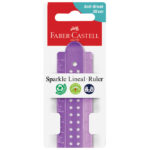 Ravnalo pvc 30 cm Sparkle Faber-Castell 172030 sort - Slika 3