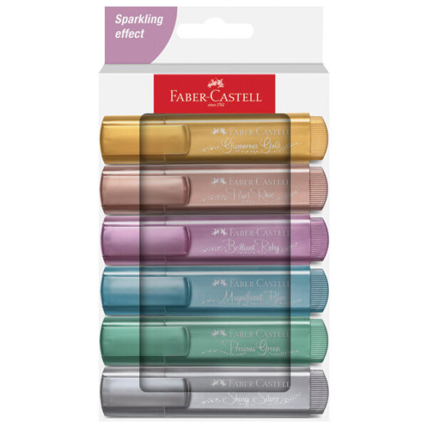Signir 1-5 mm 46 Metallic  kartonska kutija Faber Castell 254676/6boja blister!!