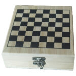 Set za vino - 3 dijela+igra šah u bambus kutiji - Slika 2