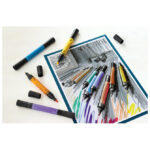 Marker obostrani Pitt artist 5boja Flowers india ink Faber Castell 162007 sortirano - Slika 4