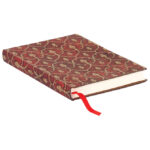 Notes  9x14 cm-mini crte 104L s gumicom Red Velvet Flexis Paperblanks FB9633-7!! - Slika 3