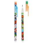 Olovka grafitna u nastavcima s gumicom Sports Ball Bensia 9180 sortirano - Slika 2