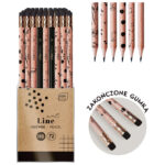 Olovka grafitna HB s gumicom Kraft Interdruk sortirano!!