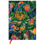 Notes 13x18 cm-midi crte  88L bez zatvaranja Jungle Song Flexis Paperblanks FB7266-9