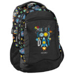 Ruksak školski anatomski Smiley Beuniq SM24LH-2808 crni