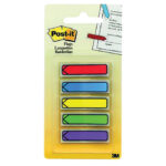 Zastavica 11,9x43,2 mm 5bojax20L Post-it 3M.684 -ARR1oblik strelice - Slika 2