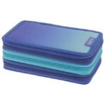 Pernica puna 3zipa Dip Dye Herlitz 50046348 tirkizno plava!!