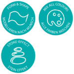 Masa za modeliranje   57g Fimo Effect Stone Staedtler 8010-003 bijeli granit - Slika 5