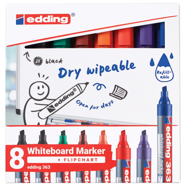 Marker za bijelu ploču 1,5-3 mm Edding 363/8 S blister