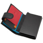 Novčanik-etui kožni s RFID zaštitom 1089 crni - Slika 2