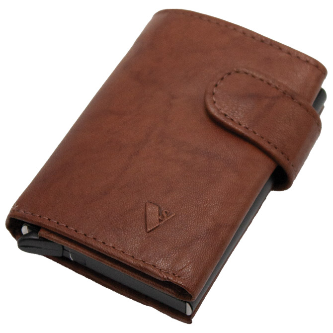 000055969 Novčanik-etui kožni s RFID zaštitom 1089 konjak - Slika 1