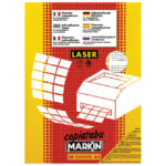 Etikete LK 210x297 mm pk50L Markin 220LTGC503 prozirne