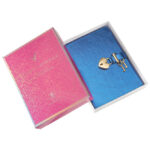 Dnevnik s ključem čisti 160L Hush-Hush Marker metalik plavi 4402!! - Slika 3