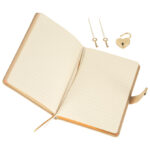 Dnevnik s ključem crte 160L Hush-Hush Marker bež 1335 - Slika 3