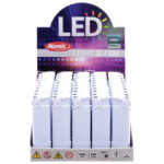 Upaljač elektronski mat Atomic CRF2 + LED Trober 3737001 bijeli - Slika 2