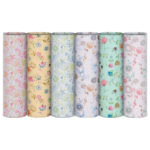 Papir ukrasni rola 70x200 cm Ecocarta Fiori di campo Rex-Saul Sadoch EC3J1F02