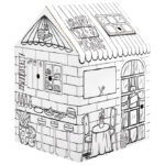 Kućica za bojanje i igru 121,3x81,3x81,3 cm Kolačići i hrana Fellowes 100053826!!