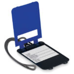 Privjesnica za prtljagu za osobne podatke plava - Slika 2