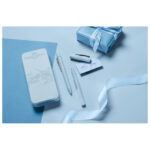 Garnitura olovka kemijska+nalivpero Grip 2010 Harmony u met.kutiji Faber Castell 201524 sky blue - Slika 4