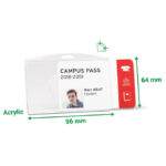 Etui za magnetne kartice akrilni vodoravan/horizontalan pk10 Tarifold(Djois) 200420 proziran - Slika 2