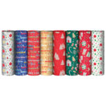 Papir ukrasni rola 70x200 cm Ecocarta Fantasia novogodišnji Rex-Saul Sadoch EC3J102N