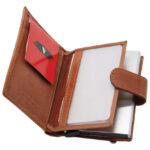 Novčanik-etui kožni s RFID zaštitom 1097 konjak - Slika 2