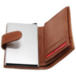 Novčanik-etui kožni s RFID zaštitom 1097 konjak - Slika 3