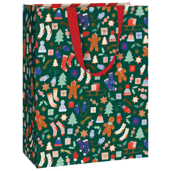 Vrećice ukrasne 23x30x13 novogodišnje dječje Stewo 5237 47 blister!!