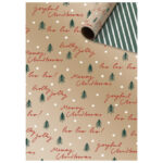 Papir ukrasni rola 70x150 cm obostrani novogodišnji  Stewo 5264 80