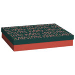 Kutija ukrasna kartonska MerryChristmas 24x33x6 cm Stewo 5389 47!!