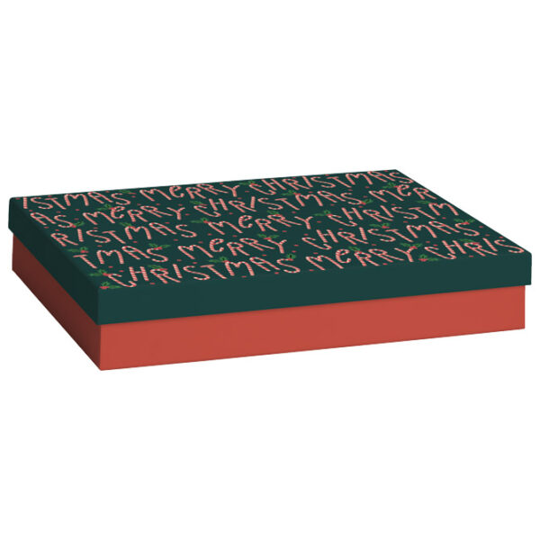 Kutija ukrasna kartonska MerryChristmas 24x33x6 cm Stewo 5389 47!!
