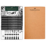 Set Pitt artist pen+Sketchbook pk9 Faber Castell 267102 - Slika 2