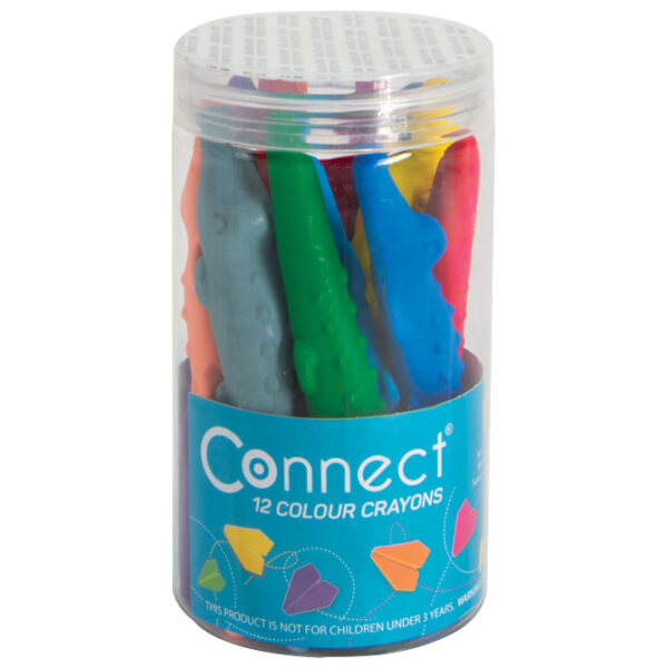 Boje voštane 12boja čaša Krokodil Connect